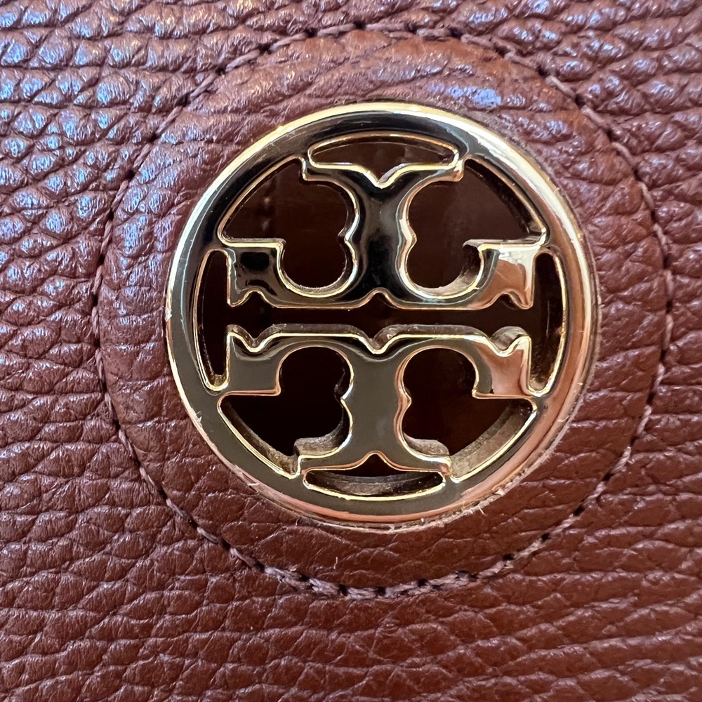 NWOT- Tory Burch Junction Boots- Brown Pebbled Leather - size 8.5M - Picture 7 of 16